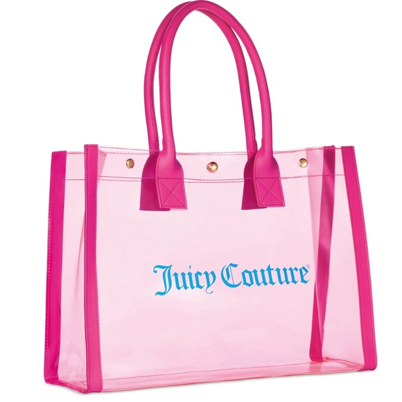 NEW Juicy Couture Large Clear Tote Bag - Picture 1 of 1